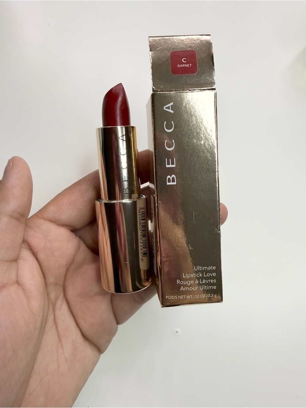 Becca Cosmetics “Garnet” Ultimate Lipstick